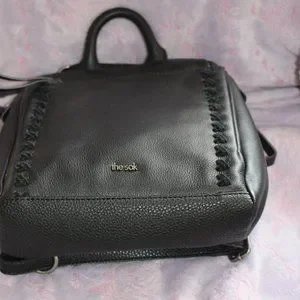 NWT The Sak Loyola Mini Black Pebble Leather Style 108224 Convert Bag The Sak Loyola Mini Backpack – ShopCGX main image 4